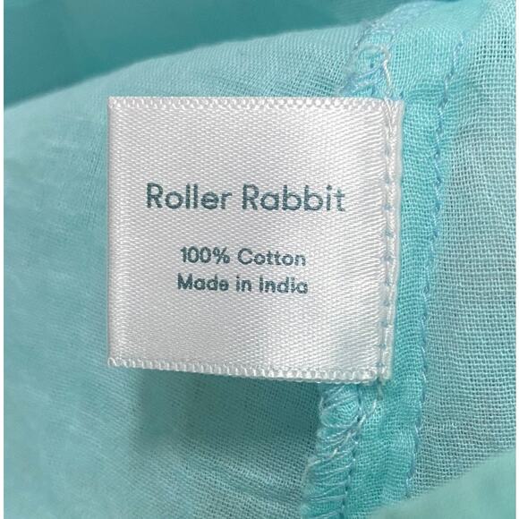 ROLLER RABBIT DRESS LARGE MILKMAID WESTERN COASTAL COTTAGECORE - Picture 4 of 16